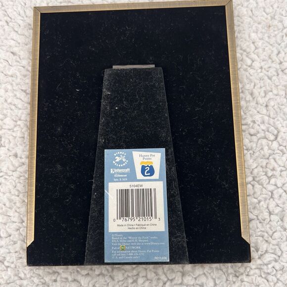 Disney Winnie the Pooh Picture Frame Silly Old Bear Metal Brushed Gold Photo - Picture 2 of 5